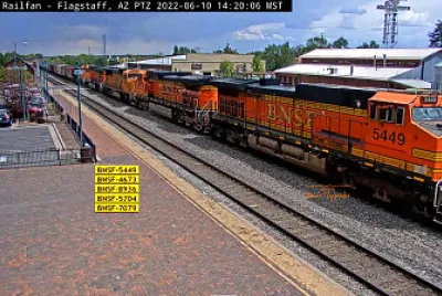 BNSF-5449 BNSF-4673 BNSF-8936 BNSF-5704 BNSF-7079 Flagstaff,AZ/USA