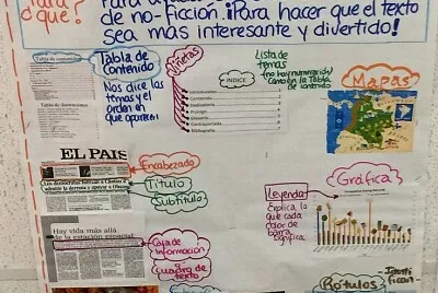 Los alumnos identifican el tipo de cartel