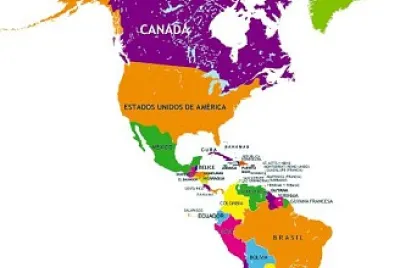 MApa de América jigsaw puzzle