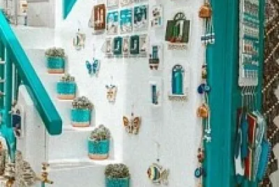 Escadaria colorida jigsaw puzzle