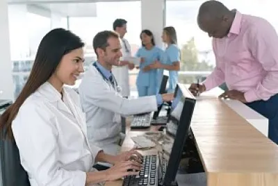 Recepcionista na Área da Saúde