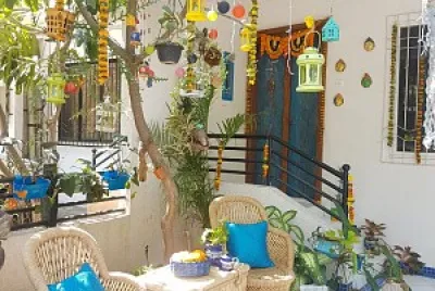Patio colorido jigsaw puzzle