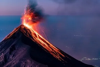 Volcano Erupting