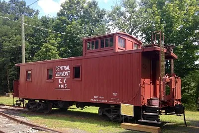 Old wooden CV Caboose