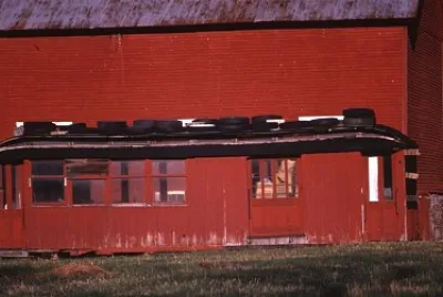 Close up of No 10 as a tool shed on the Johnson Fa
