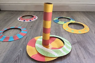 Juego con materiales reciclables