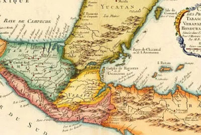 Arme el mapa de Centroamérica en la época colonial jigsaw puzzle