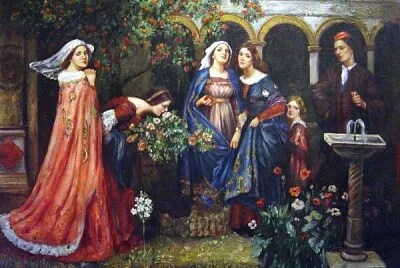 Enchanted Garden by Waterhouse