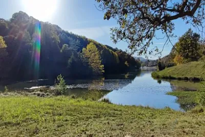 Le Lac de Saint Pée sur Nivelle perspective jigsaw puzzle