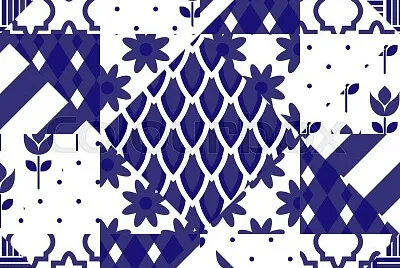 aplique tela azul