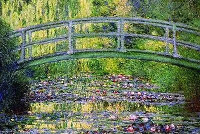 Monet bridge 1899