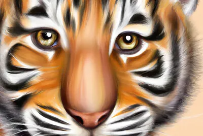 Cute Tiger Portrait