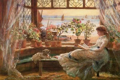 Woman reading