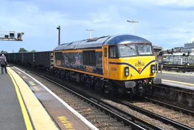 Class 69, 69001, at Clapham Jctn