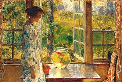 Bowl of goldfish