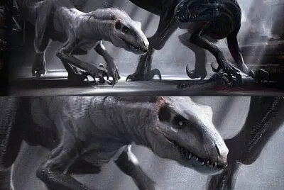 פאזל של White Indoraptor 2