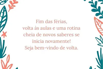 Seja Bem - vindo!