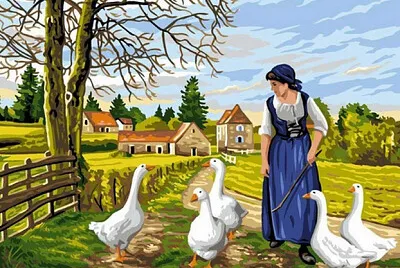 La gardienne d 'oies