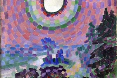 Delaunay paysage au disque