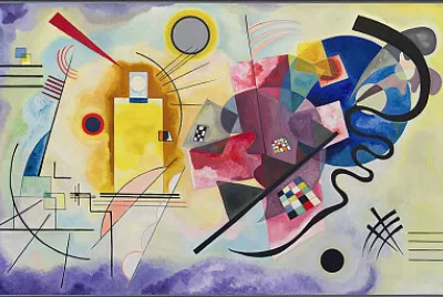 Kandinsky jaune Rouge Bleu