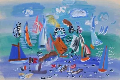 Dufy escadre anglaise au havre