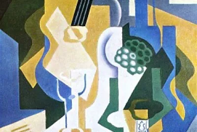 Juan Gris bleu jaune