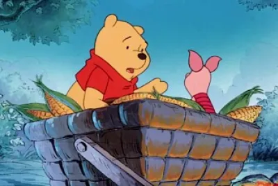 פאזל של Winnie the Pooh and Pigglett Corn