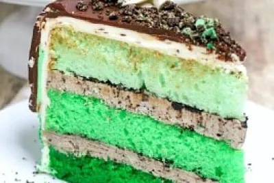 Mint chocolate cake