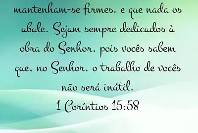 I CORÍNTIOS 15:58