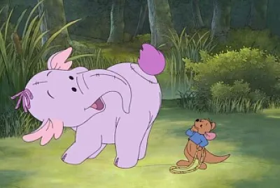 פאזל של lumpy heffalump and roo