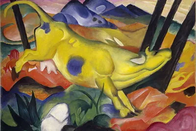 Franz Marc la vache jaune