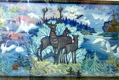 dans la forêt