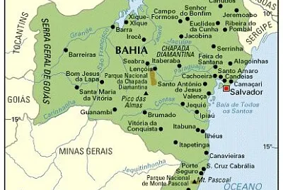 mapa Bahia jigsaw puzzle