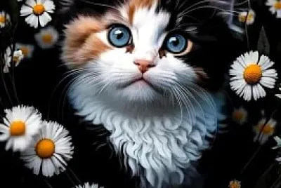 פאזל של gatito-margaritas