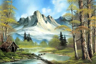 Bob ross jigsaw puzzle