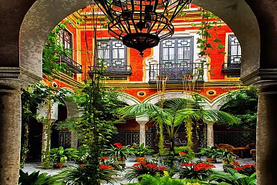 500.- PATIO COLONIAL jigsaw puzzle