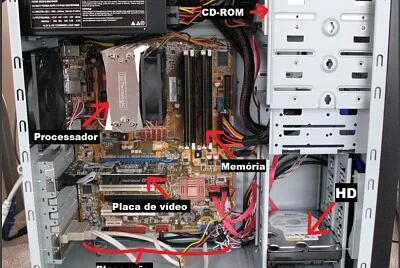 פאזל של Peças do computador