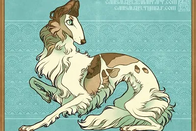 Borzoi jigsaw puzzle
