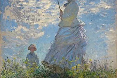 Donna con parasole