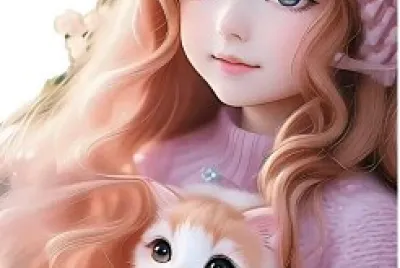 Nina con gato