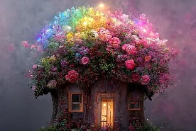 Casita flores