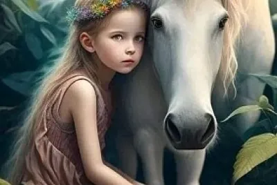 Niña y caballo