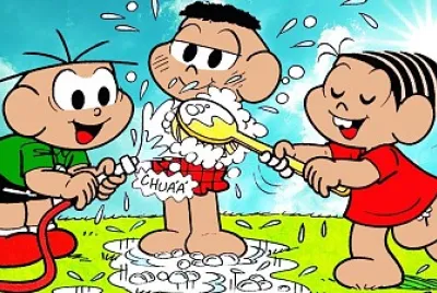 cascao banho
