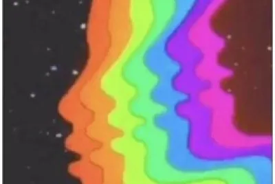 Rainbow jigsaw puzzle