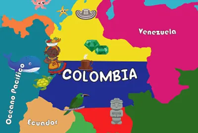 Mapa de Colombia jigsaw puzzle