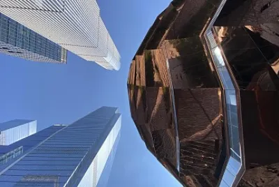 New York City looking up