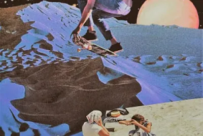 Sand Dune Skating Art