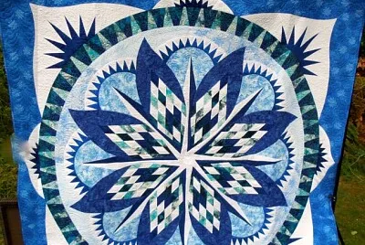 étoile bleue