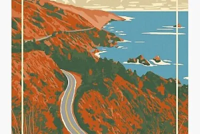 Big Sur Travel Poster