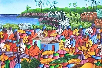 marché au bord de l 'eau jigsaw puzzle